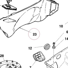 Right duct 44210391A