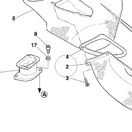 Right air manifold 44210882A