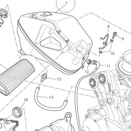 Case, air cleaner 44211393B