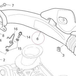 Left air manifold 44211481A