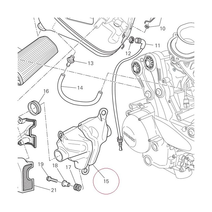 Resonator, air intake 44211841A