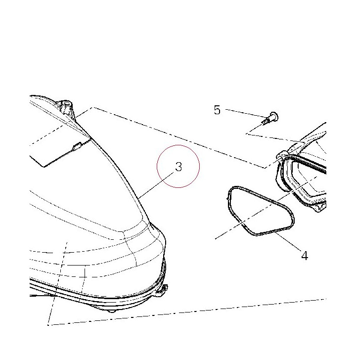Case, air cleaner 44211991B