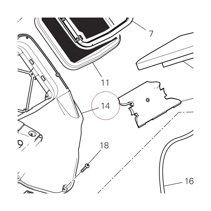 Air filter box 44217731A