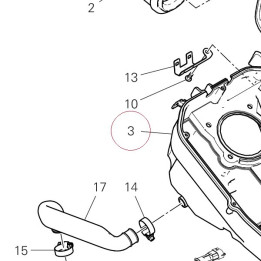 Cover air box, upper 44219032A
