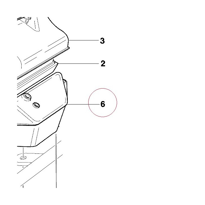 Air filter box 44220683A