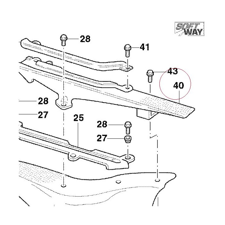 Chain cover 44610021D