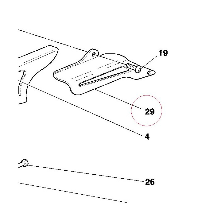 Chain cover 44610041A
