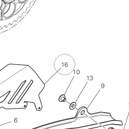 Chain guard 44610401AA