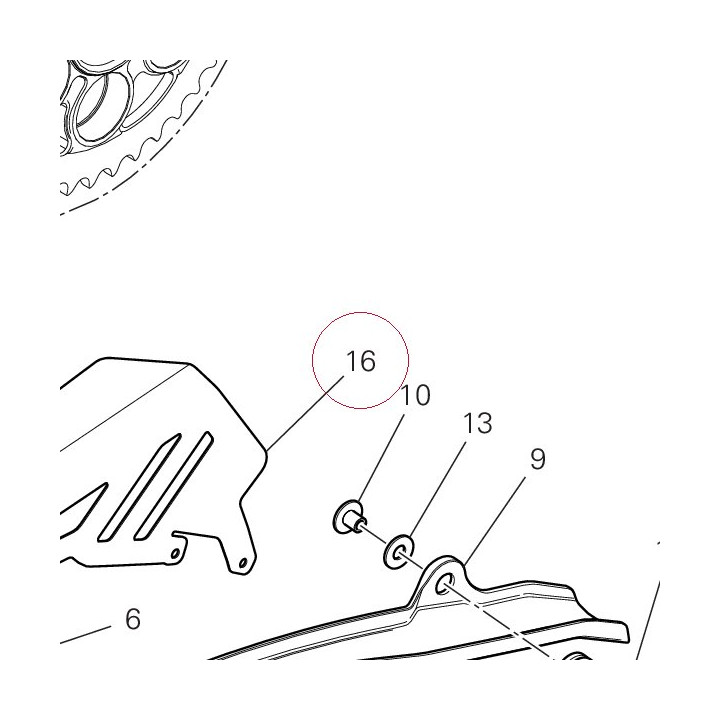 Chain guard 44610401AA