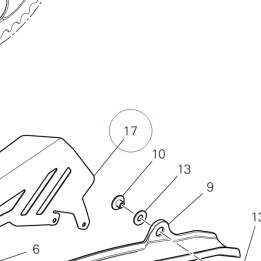 Chain guard 44610431AA