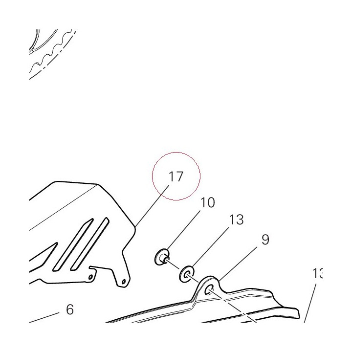 Chain guard 44610431AA