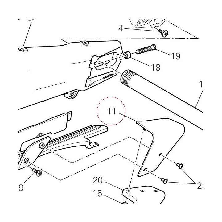 Chain guard 44610441A