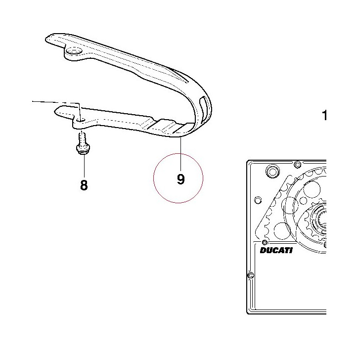 Buffer, chain touch defense 44710451A