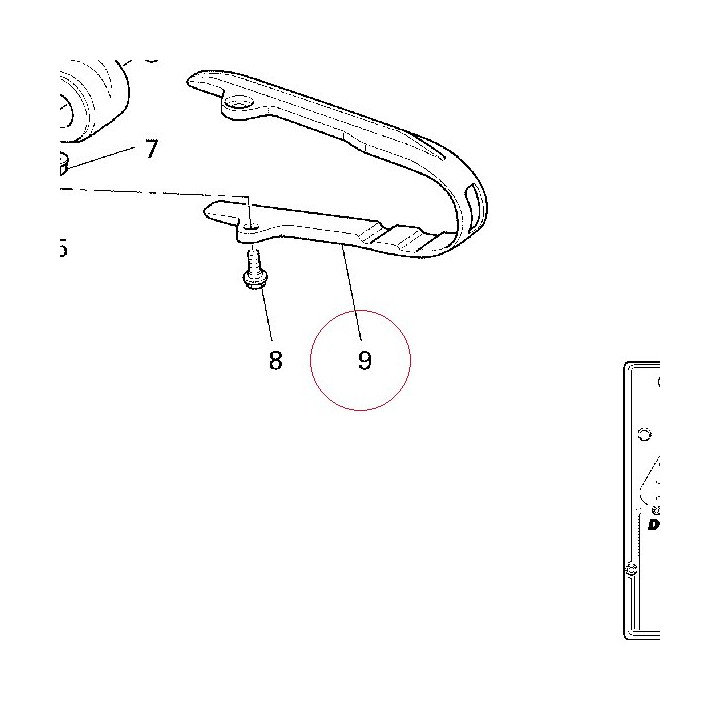 Buffer, chain touch defense 44710452A