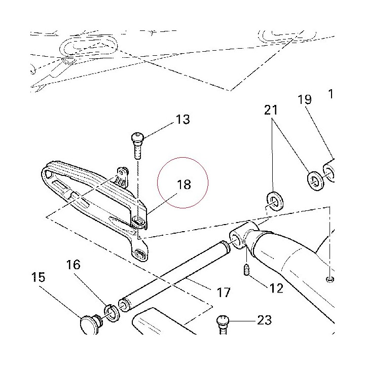 Buffer, chain touch defense 44710661A