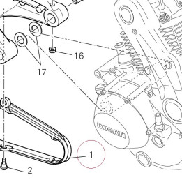 Buffer, chain touch defense 44710731A