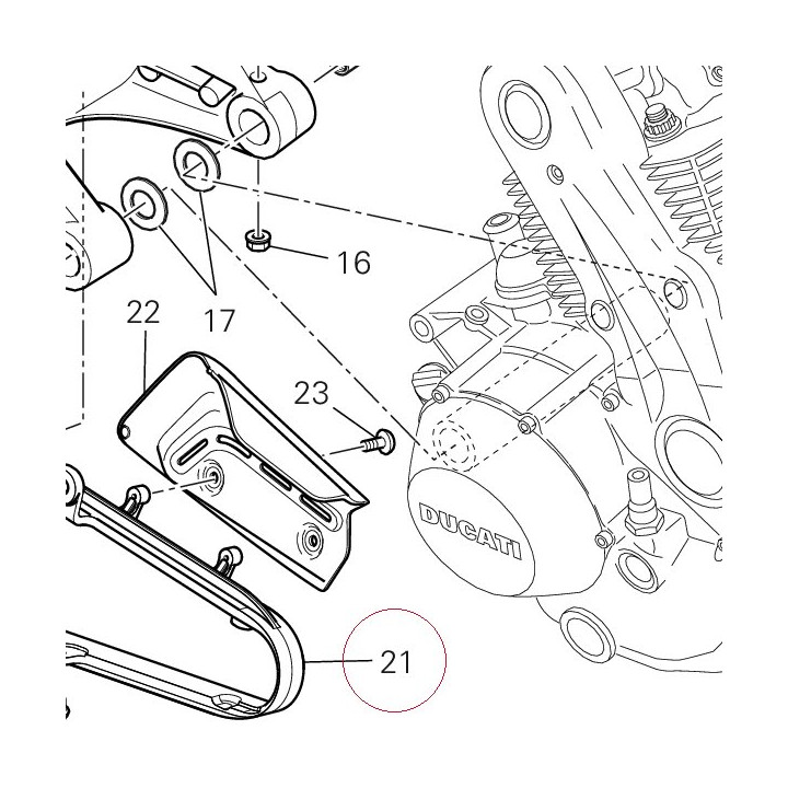 Buffer, chain touch defense 44710751A