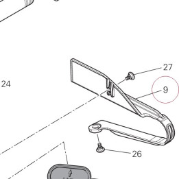 Chain slider 44711121B