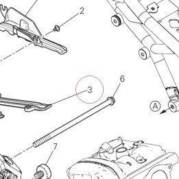 Lower chain sliding shoe 44711211A