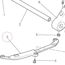 Lower chain sliding shoe 44711371A