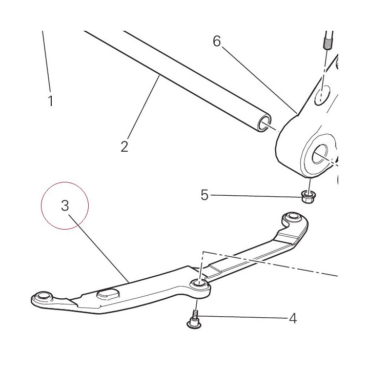 Lower chain sliding shoe 44711371A