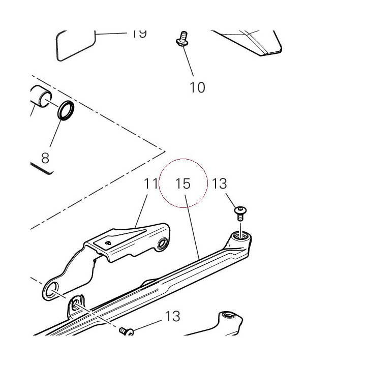 Chain slider 44711971B