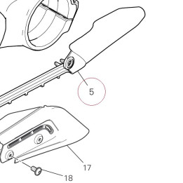 Upper chain sliding shoe 44712481A