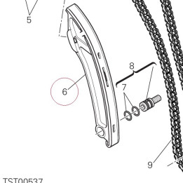 Complete movable tensioner roller 44740051A