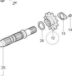 Sprocket T15 44910033A