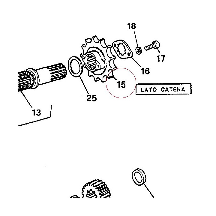Sprocket T14 44910061A