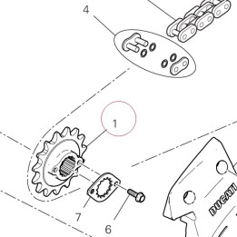 Sprocket T15 44910521A