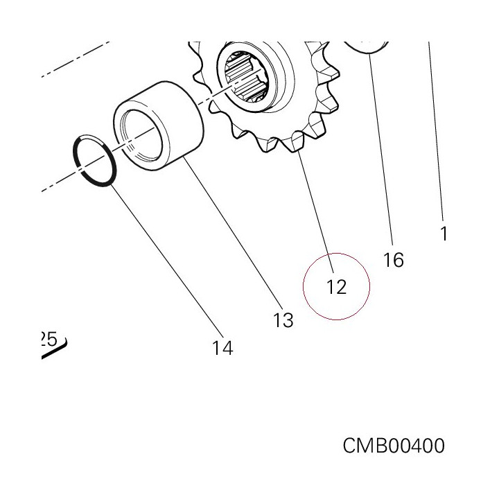 Sprocket T15 44910531A