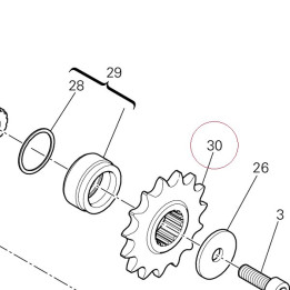 Sprocket T15 44910611A