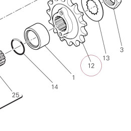 Sprocket T15 44910791A