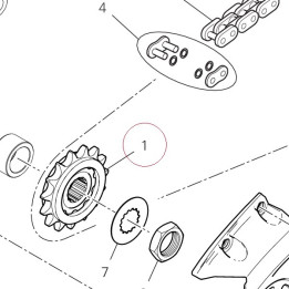 Sprocket T15 44910831A