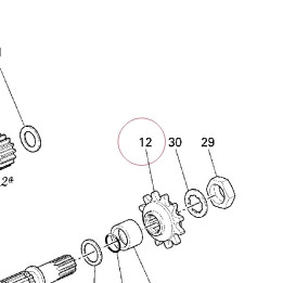 Sprocket T15 449A0451A