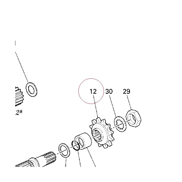 Sprocket T15 449A0451A