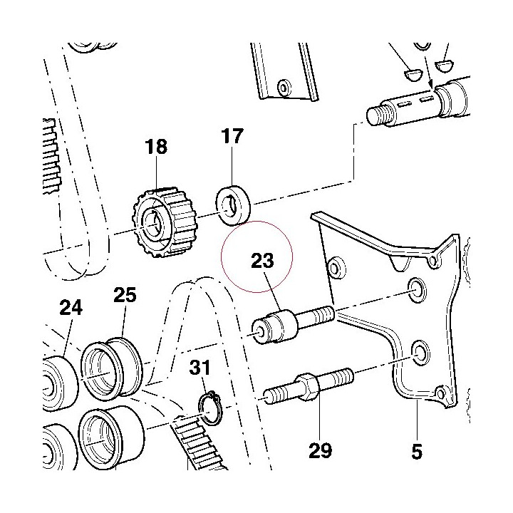 Stretching pin 45110042A
