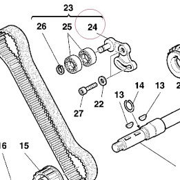 Bare tensioner 45110052A