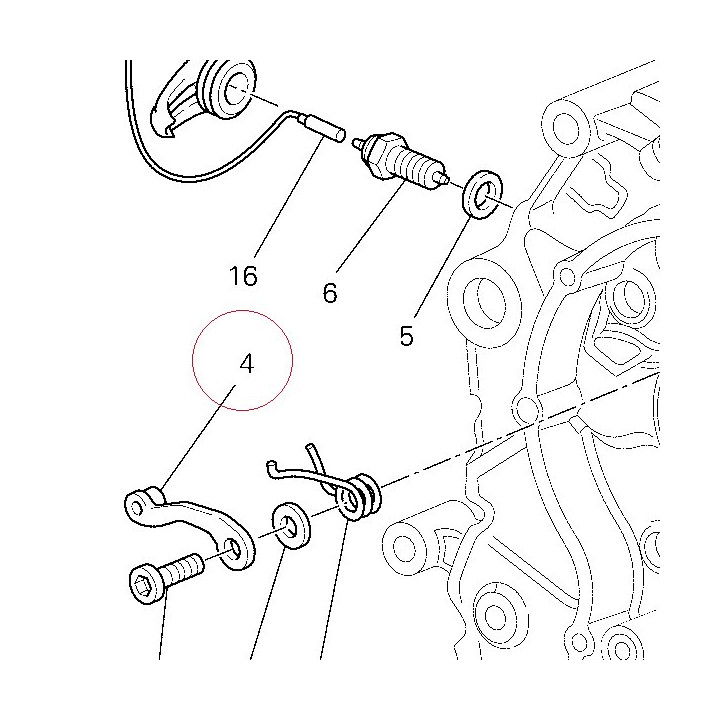 Gear fixing click assembly 45520031A