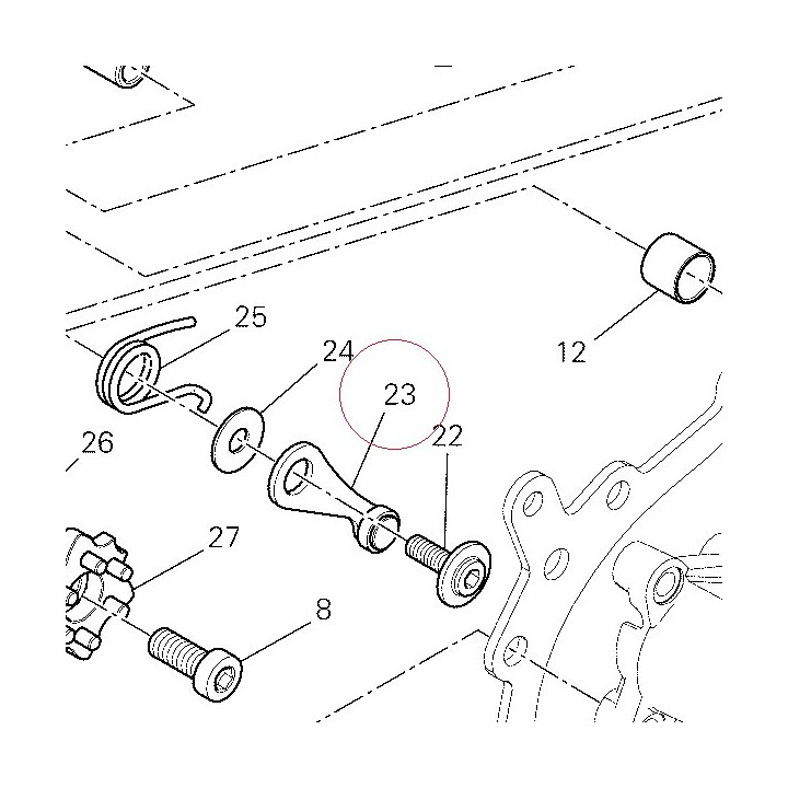 Gear stopper lever assembly 45520171A