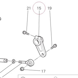 Lever shift pedal 45610461B