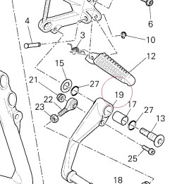 Gearchange lever 45610541A