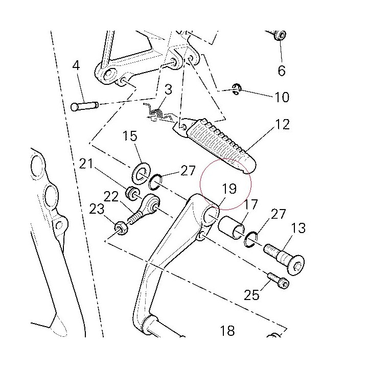 Gearchange lever 45610541A