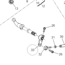 Lever shift pedal 45612071A