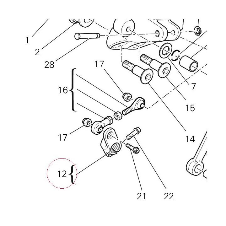 Pedal, gear change 45620581A