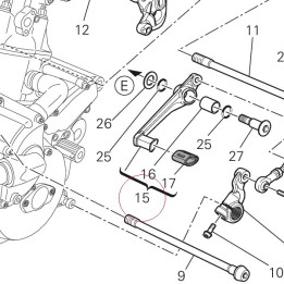 Gearchange lever 45622041BA