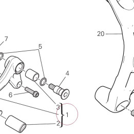 Gearchange lever 45622071CA