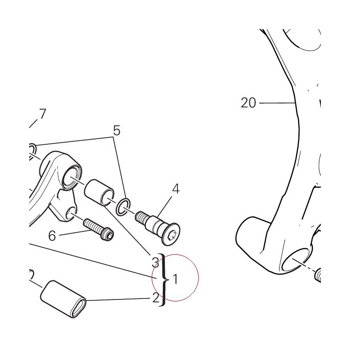 Gearchange lever 45622071CA