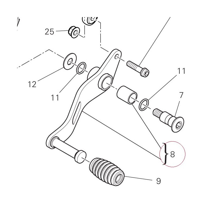 Gearchange lever 45622331AA